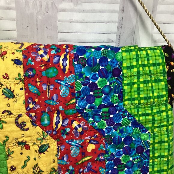 Handmade Snake Quilt Kids Blanket - Picture 2 of 11